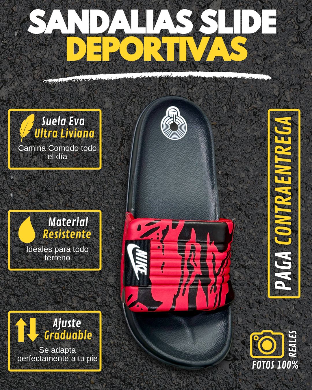 Sandalias Slide Suaves SB